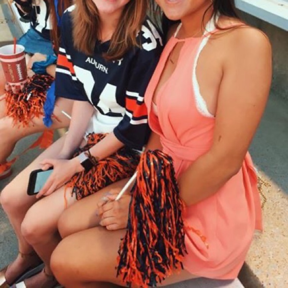 In the Beginning Coral Romper